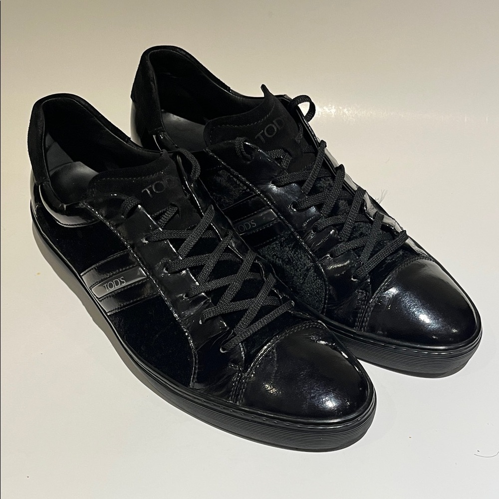 Tod's Velvet & Leather sneakers